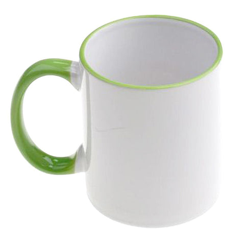 Green Ceramic Coffee Mug 11oz